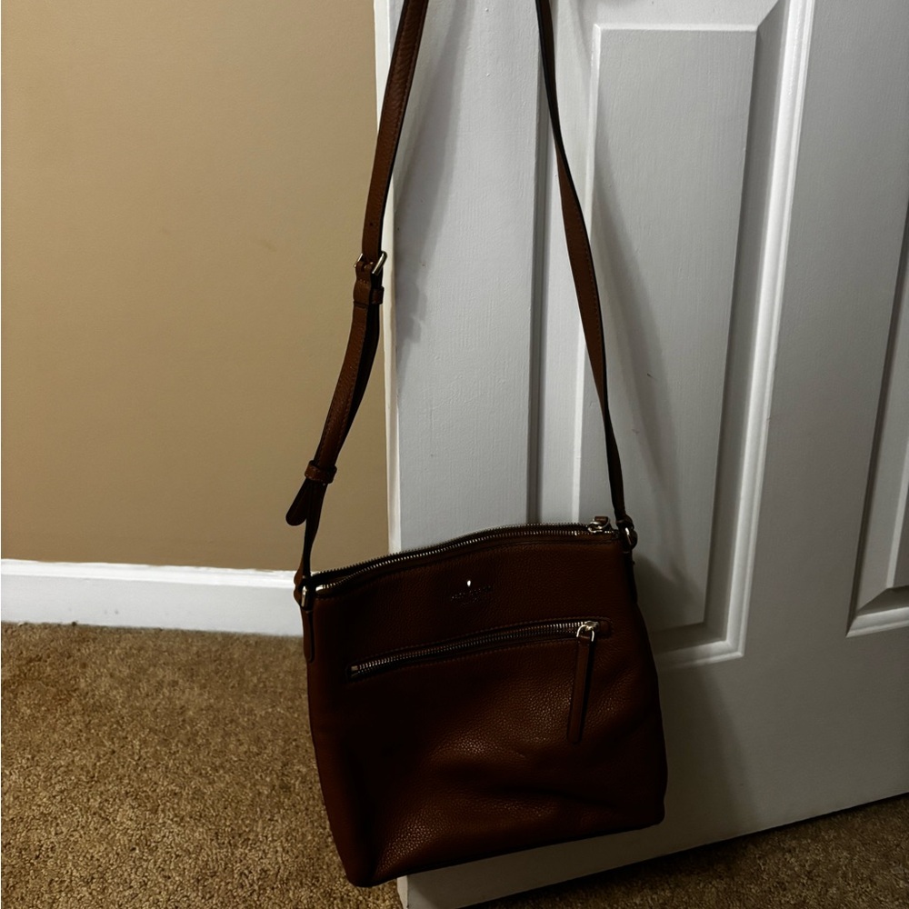 Kate Spade Dark Brown Leather Satchel